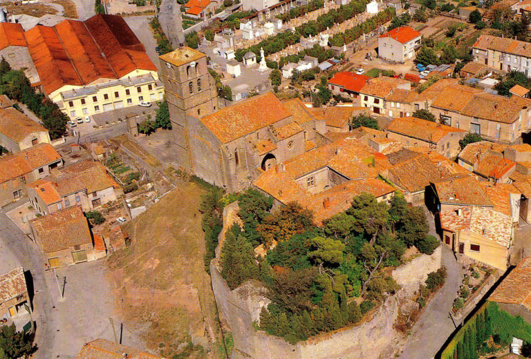 Vue aérienne de Puichéric (détail)