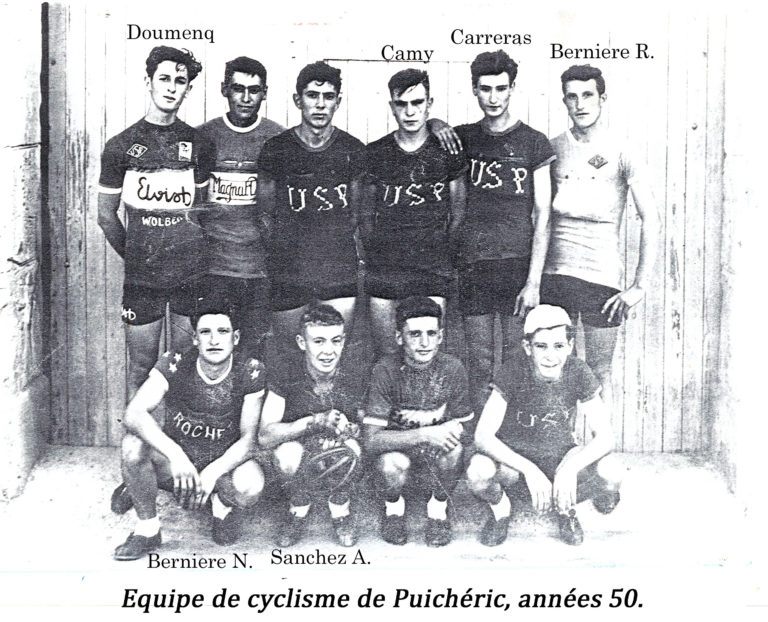 Équipe cycliste années 50